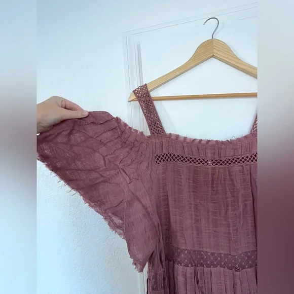 free people linen maxi dress - Picture 3 of 6